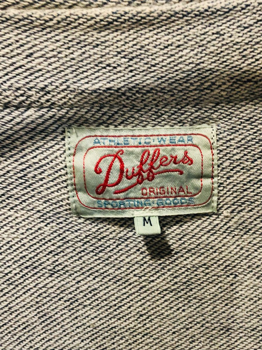 週末限定特価！Duffers ORIGINAL ダファー　インディゴ　スウェット　カーディガン　日本製　ロンハーマン　ダファーズ