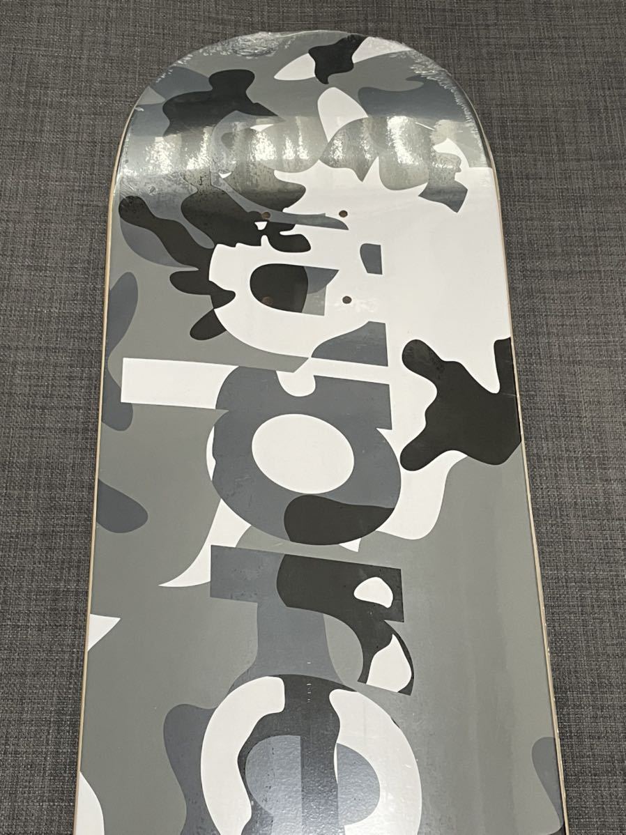 送料無料 Supreme Snow Camo Logo Skateboard deck white シュプリーム スノーカモ スケートボード スケボーデッキ 迷彩 白 20aw 20fw 新品_画像4