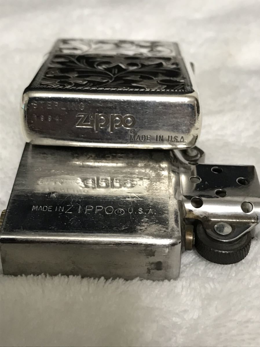 ヤフオク! - ZIPPO ジッポ ジッポライター STERLING SILVER