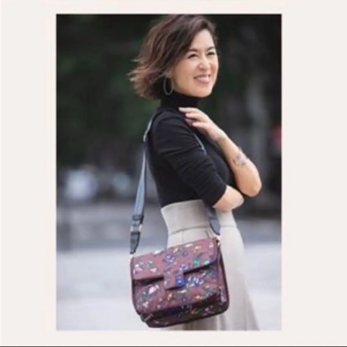 完売品(*゚∀゚*)!!★【大草直子さん×Lesportsac】★アコーディオンクロスボディ