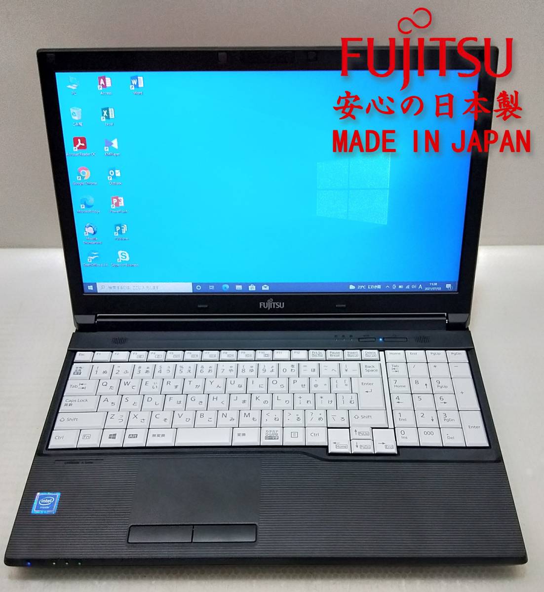 □Fujitsu A576/PX Celeron 3855U 1.60GHz x2/4GB□HDD:500GB 15.6