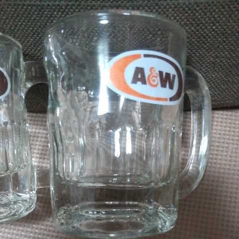  rare A&W jug 2 piece set pair Logo Okinawa pretty Novelty 