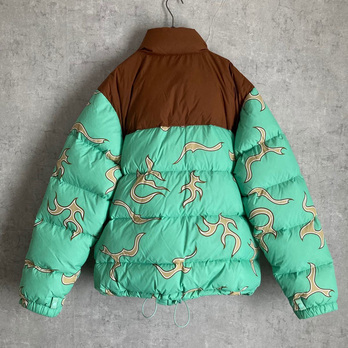 GOLF WANG -19AW FLAME PUFFY JACKET ミント　L ダウンジャケット　ブラウン　茶　ゴルフワン