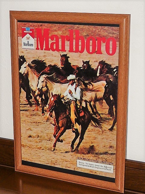 1978 год USA 70s vintage иностранная книга журнал реклама рамка товар Marlboro Tobacco Marlboro Marlboro man сигареты / для поиска магазин табличка оборудование орнамент автограф (A4size)