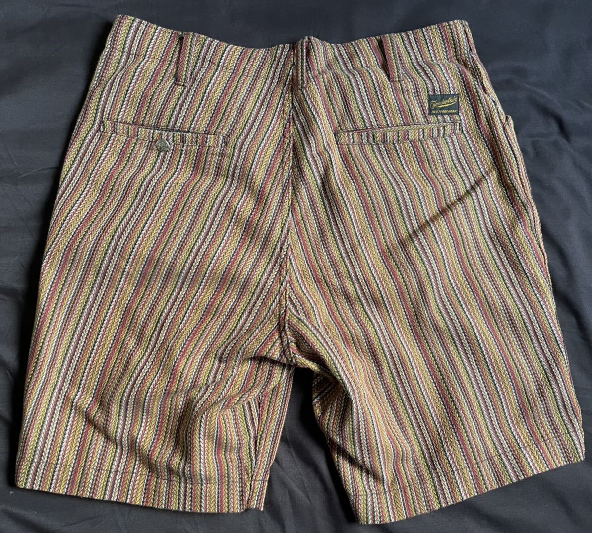 美品 テンダーロイン HB SHORTS マルチカラー ヘリンボーンショーツ M