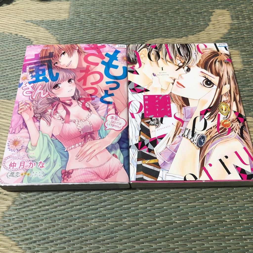 送料無料　もっとさわって嵐さん　仲月かな/ゴールデンラズベリー　1巻　持田あき　2冊セット　初版　レンタル落ち