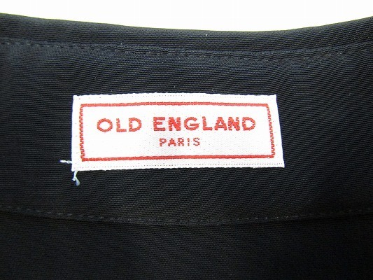 k4857：オールドイングランドOLD ENGLANDレギュラーカラーシャツジャケット38フォーマル黒/日本製：35_画像3