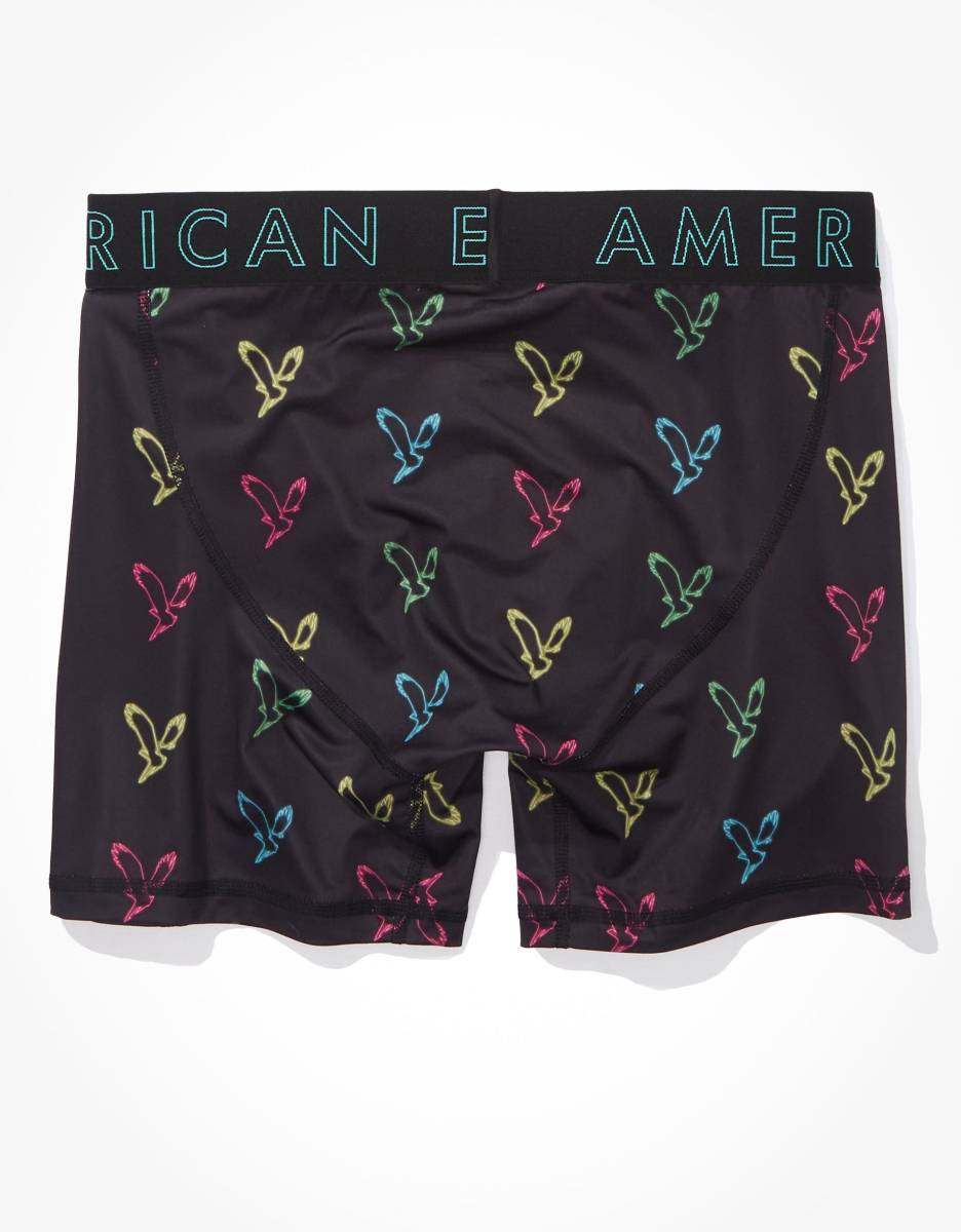 * AE アメリカンイーグル ボクサーブリーフ トランクス AEO Neon Eagles 6" Flex Boxer Brief M / Black *_画像2