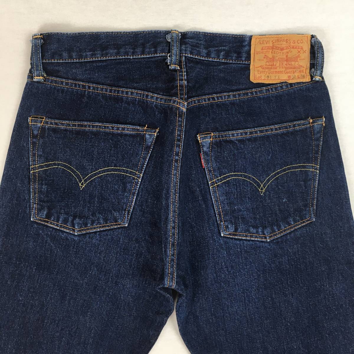 LEVI'S リーバイス VINTAGE CLOTHING LVC 501XX 55501-0017 日本製 08年 復刻 デニム ジーンズ W30 L36 セルビッチ 赤耳 隠しリベット_画像4