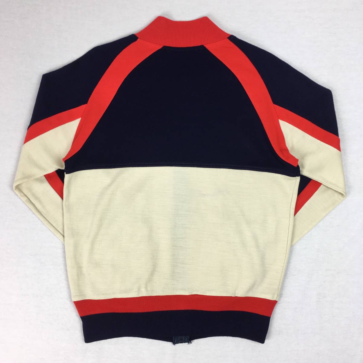[70s 80s]FILA filler jersey truck top Italy made navy / ivory / red 
