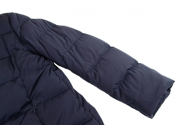 イッセイミヤケ ハートISSEY MIYAKE HaaT ラウンドカラーダウンコート 紺3 【レディース】_画像5
