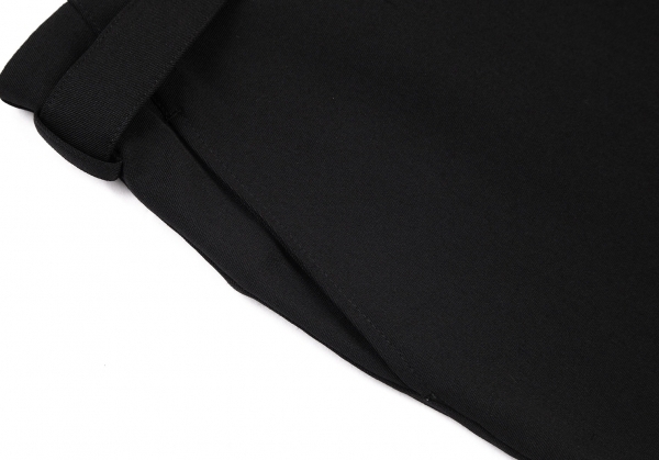 ワイズY's ウールギャバベルト付きスカート 黒1 【レディース】_画像7