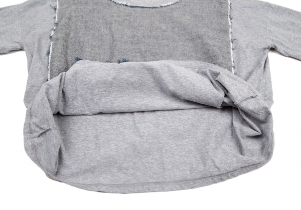 ...zucca  оборотная сторона  использование   Denim   створка   идет в комплекте  big  силуэт   футболка    серый M 【 женский 】