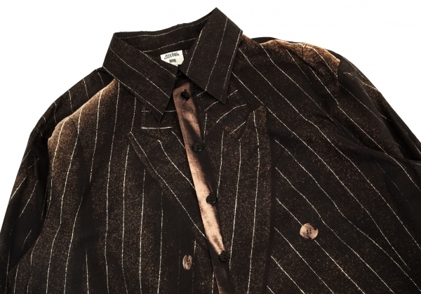 39%割引愛用 ジャンポールゴルチエ オムJean Paul GAULTIER HOMME 送料込み ジャンポール ゴルチェ ストライプジャケット テーラードジャケット