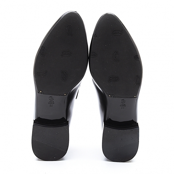 3.1フィリップリム 3.1 Phillip Lim レザースリッポンシューズ 黒38(24