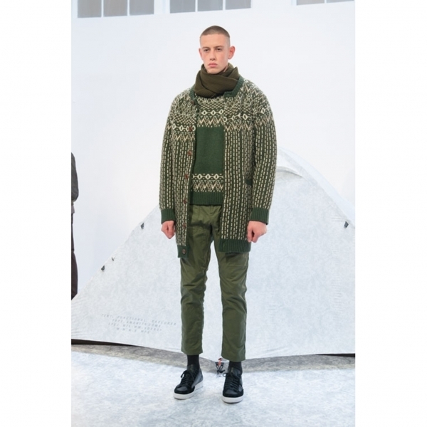 ホワイトマウンテニアリングWhite Mountaineering ノルディックニット