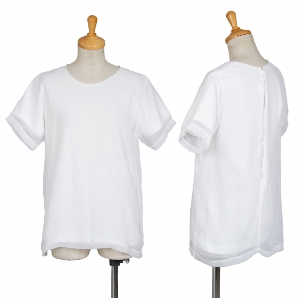 Comecom Comd Garcons Comme des Garcons см. Slou Overlay T -For -Forte White S [Ladies]