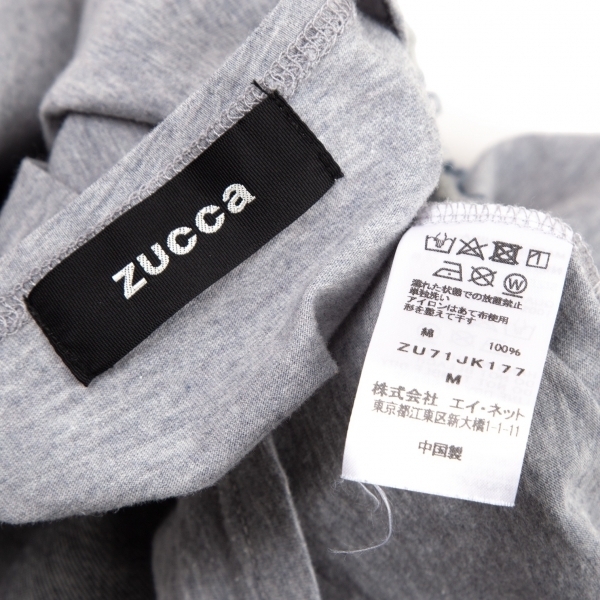 ...zucca  оборотная сторона  использование   Denim   створка   идет в комплекте  big  силуэт   футболка    серый M 【 женский 】