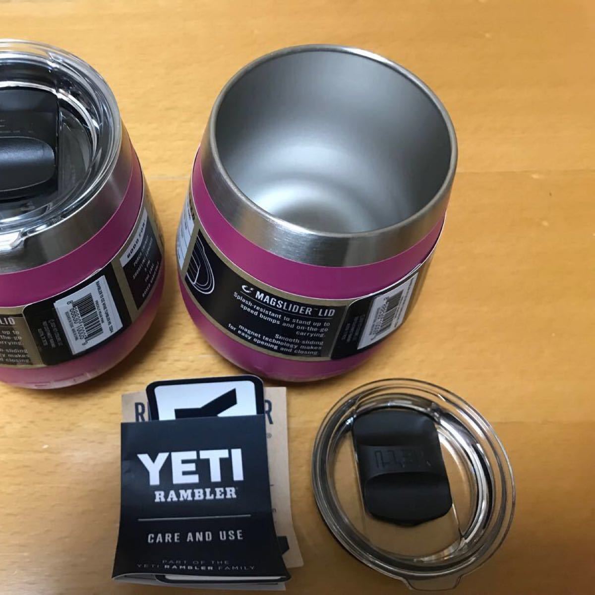 新品 YETI Rambler 10oz Wine 蓋付き　イエティ　希少カラー