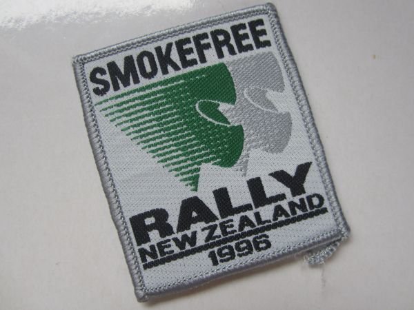 【中古品】Smokefree Rally New Zealand 1996 ロゴ ワッペン/刺繍 自動車 バイク オートバイ カー用品 レーシング F1 ビンテージ 88_画像2