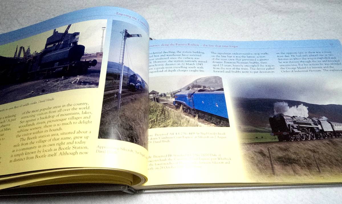 ＜洋書＞英国カンブリア海岸の鉄道　写真資料集　～カンブリア・コースト線　ガイド『Enjoying the Cumbrian Coast Railway』