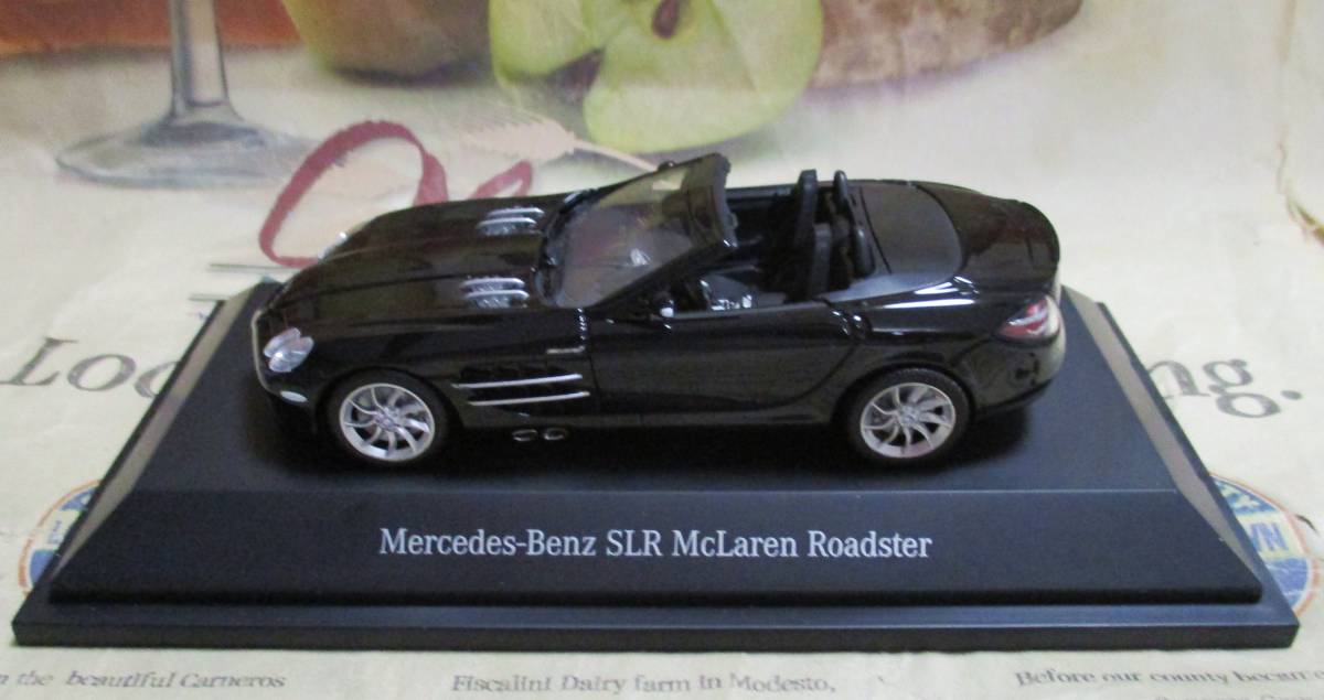 ☆ディーラー限定*Minichamps PMA*1/43*Mercedes-Benz SLR McLaren Roadster ブラック - 乗用車 ☆ディーラー限定*Minichamps PMA*1/43*Mercedes-Benz SLR McLaren Roadster ブラック - 乗用車