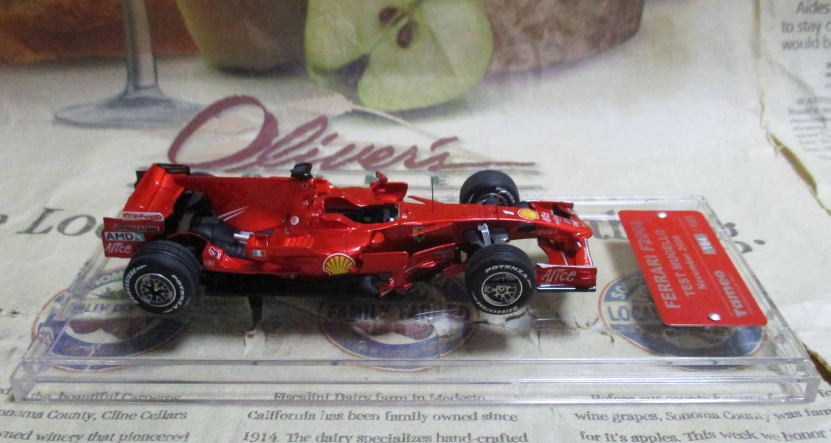 ★超レア絶版*世界1台?*Tameo*1/43*Ferrari F2008 #1 2008 European GP*Kimi Raikkonen*フェラーリ≠BBR_画像6