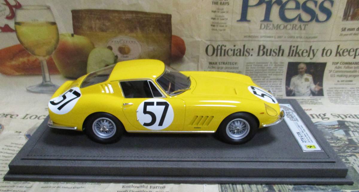 150 pcs BBR1826  bbr BBR Ferrari 275 GTB 24 H Le Mans sn 09035 GT 1966 1/18 lim.ed 