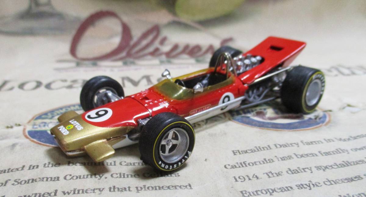 ☆超レア絶版*Bosica完成品*1/43*1968 Lotus Ford 49B #9 1968 Monaco GP*Graham Hill*フォード*ロータス_画像1
