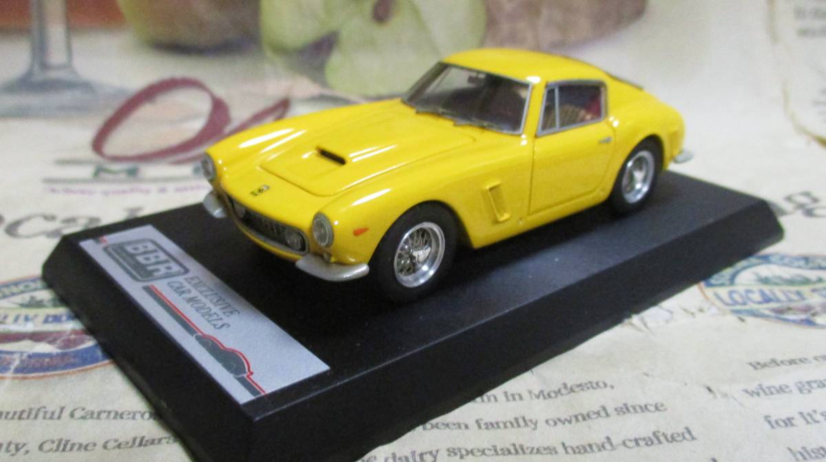 ★レア絶版*BBR*1/43*1961 Ferrari 250 SWB イエロー*フェラーリ≠MR