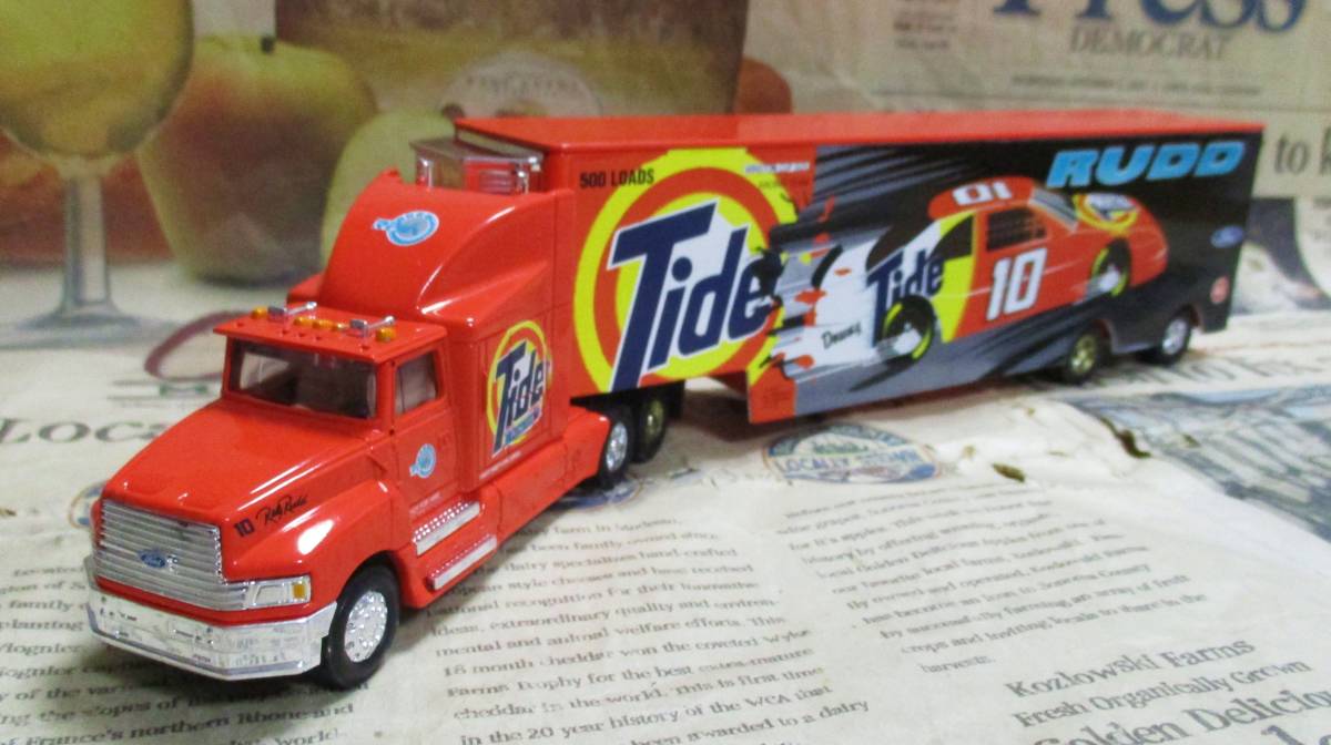 * очень редкий распроданный *GMP/Peachstate*1/64*Ricky Rudd Tide Ford Thunderbird Transporter