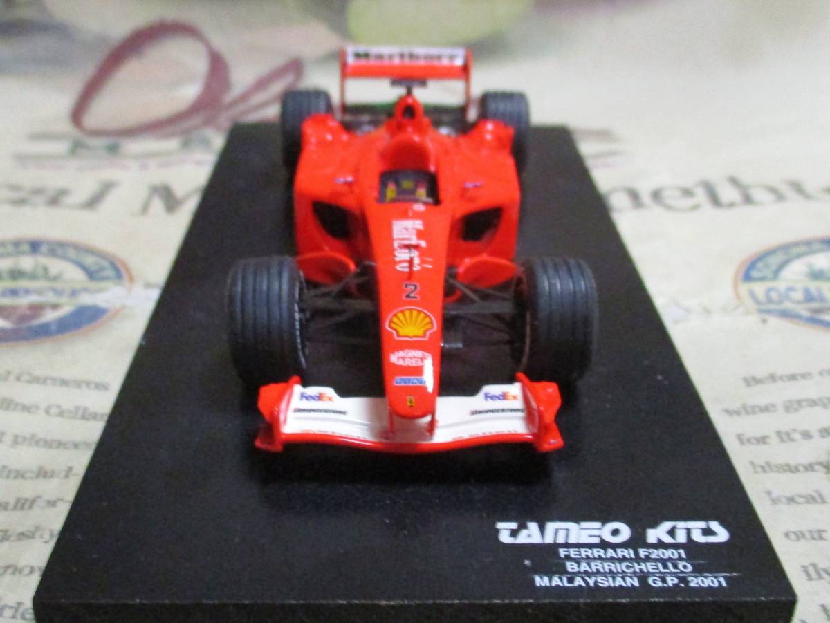 * ultra rare *Tameo final product *1/43*Ferrari F2001 #2 Marlboro 2001 Malaysian GP*Rubens Barrichello* Ferrari ≠BBR