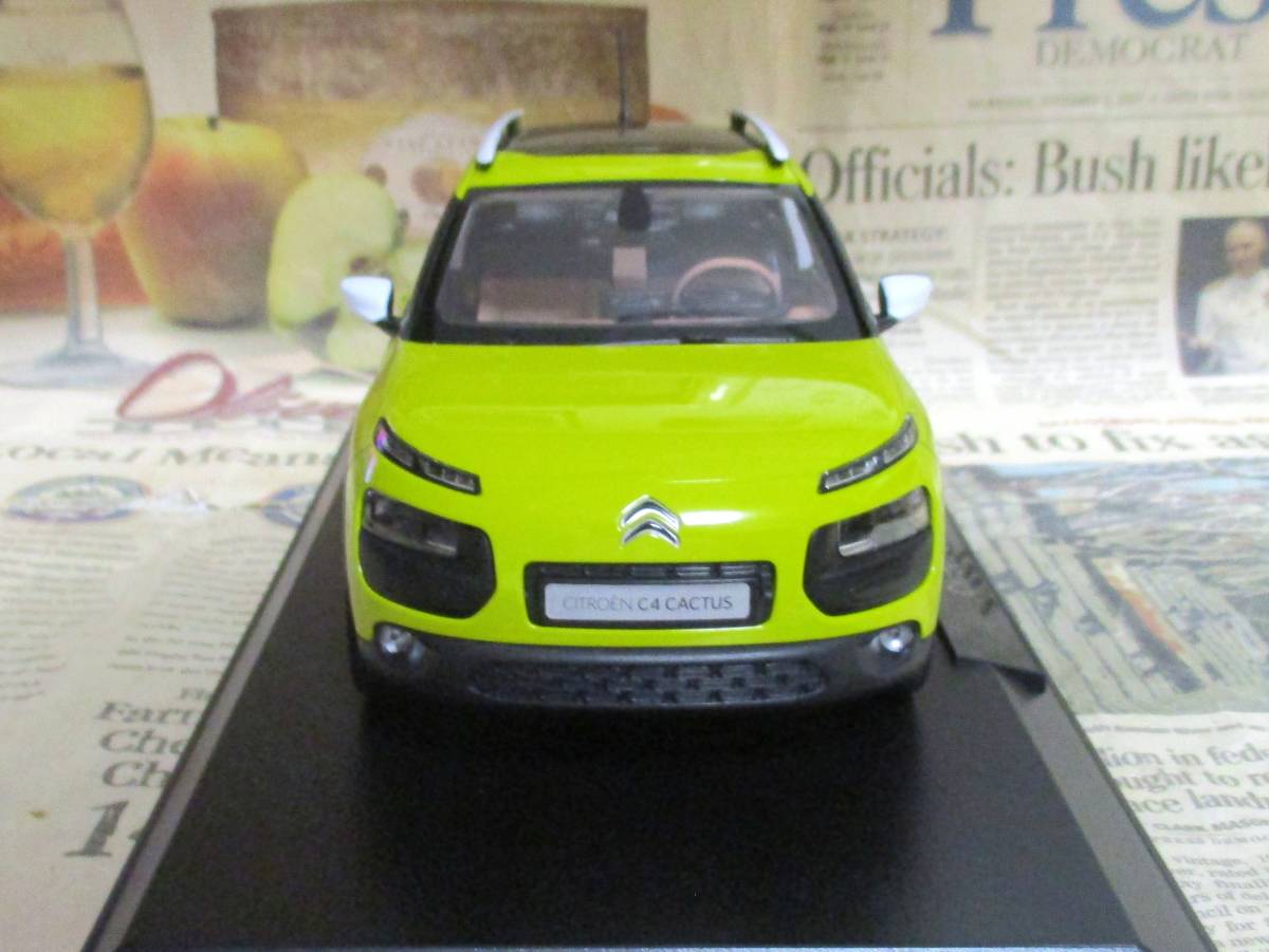 * rare out of print *Norev*1/18*2014 Citroen C4 Cactus yellow green 