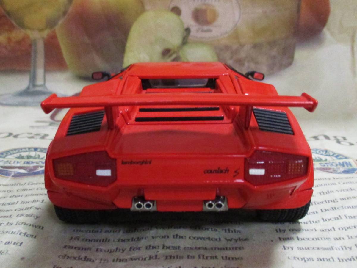 * очень редкий распроданный * Franklin Mint *1/24*1985 Lamborghini Countach 5000S красный 