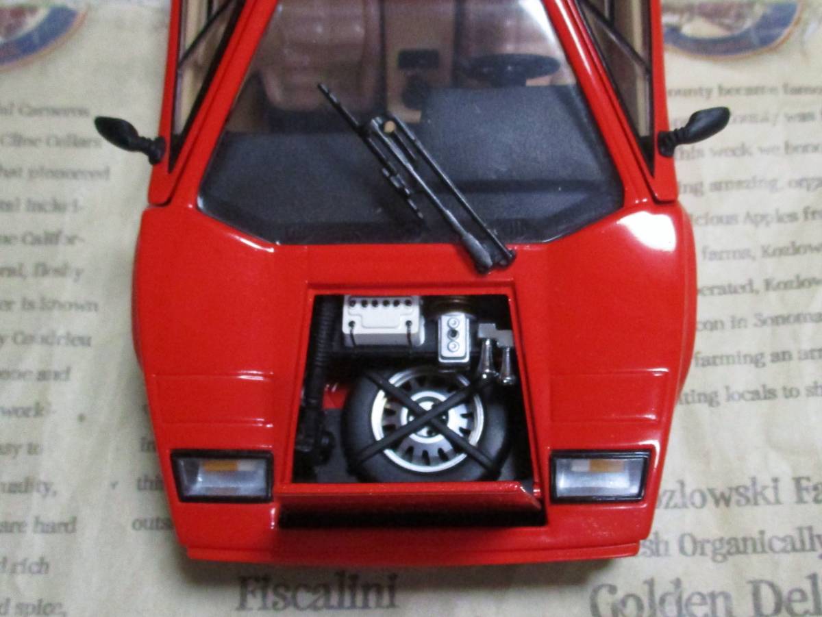 * очень редкий распроданный * Franklin Mint *1/24*1985 Lamborghini Countach 5000S красный 