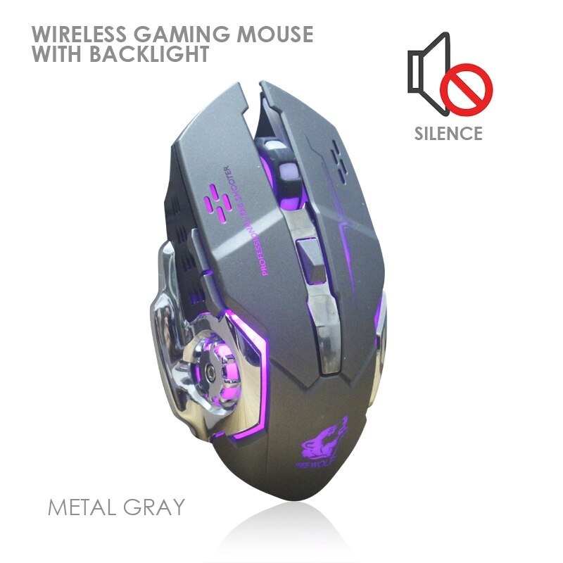 ((安心価格))ワイヤレス 無線 ゲーミング マウス サイレント仕様 LEDバックライト付き USB光学エルゴノミックマウス 選べる4色_画像8