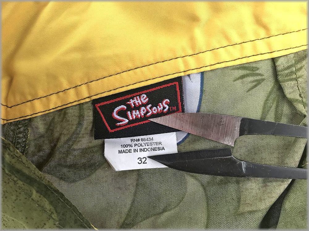 *The Simpsons The * Simpson z90s 00s шорты шорты size 32 доска для серфинга рисунок America покупка есть * плавание пляж 