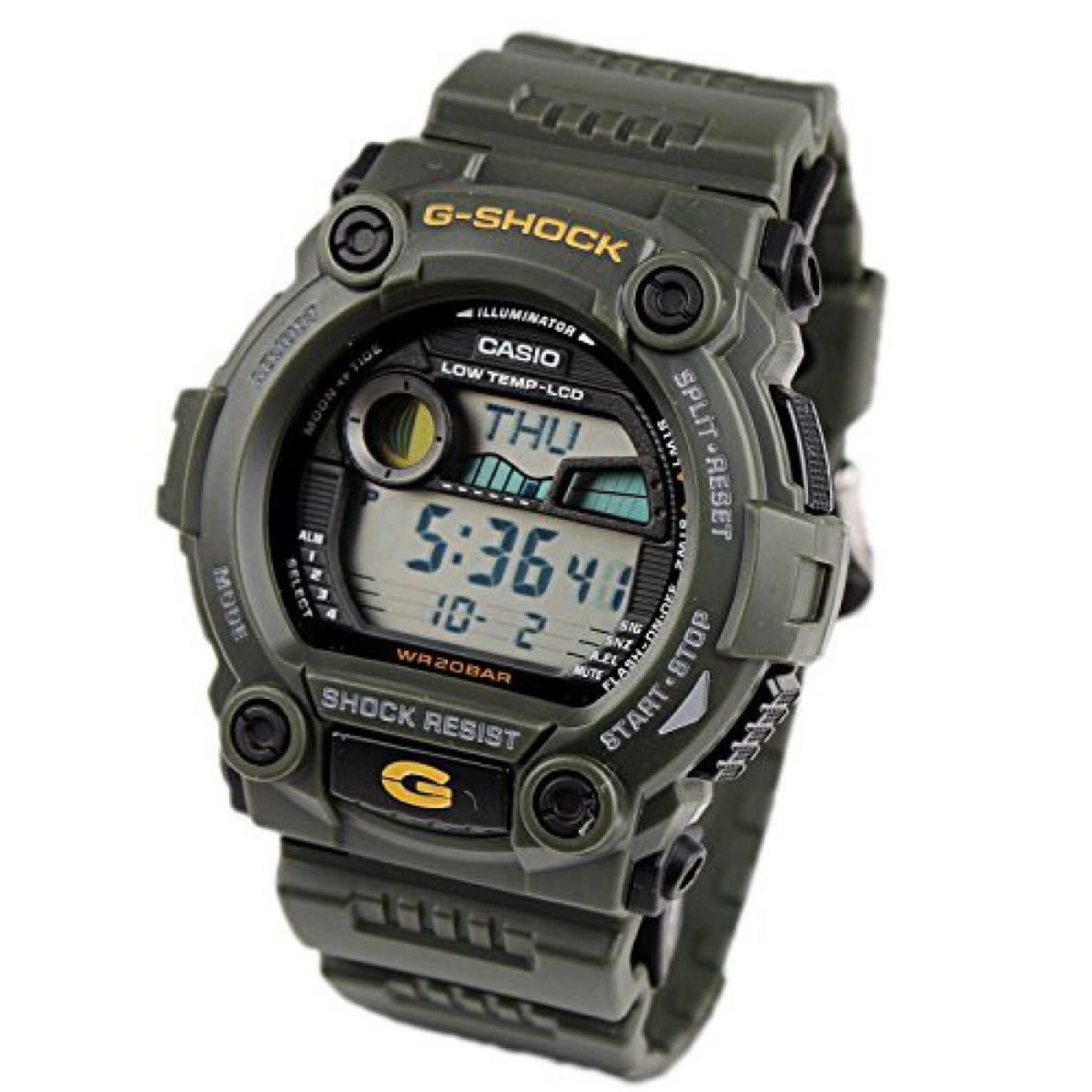 新品未使用】G-SHOCK G-7900-3 ミリタリーグリーン送料無料 タイド