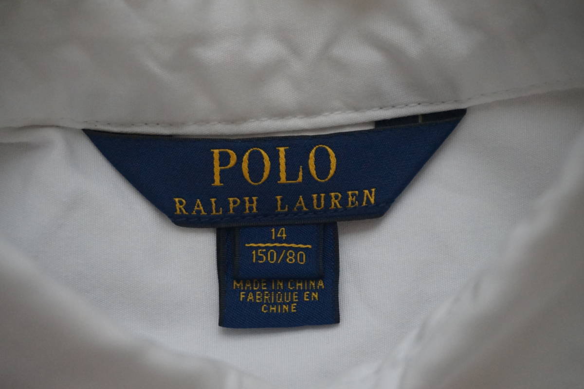 ◇　POLO　RALPH　LAUREN　ラルフローレン　◇　長袖シャツ　◇　size 14 ( 150 / 80 ) _画像2