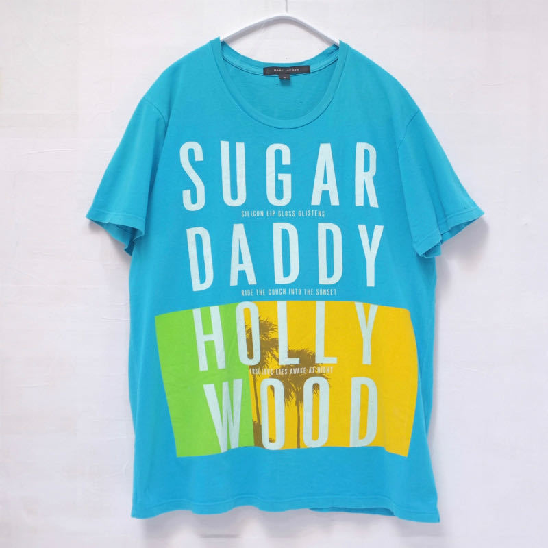 MARC JACOBS CITY SUGAR DADDY HOLLYWOOD TEE Aqua マーク MARC JACOBS CITY SUGAR DADDY HOLLYWOOD TEE Aqua マーク