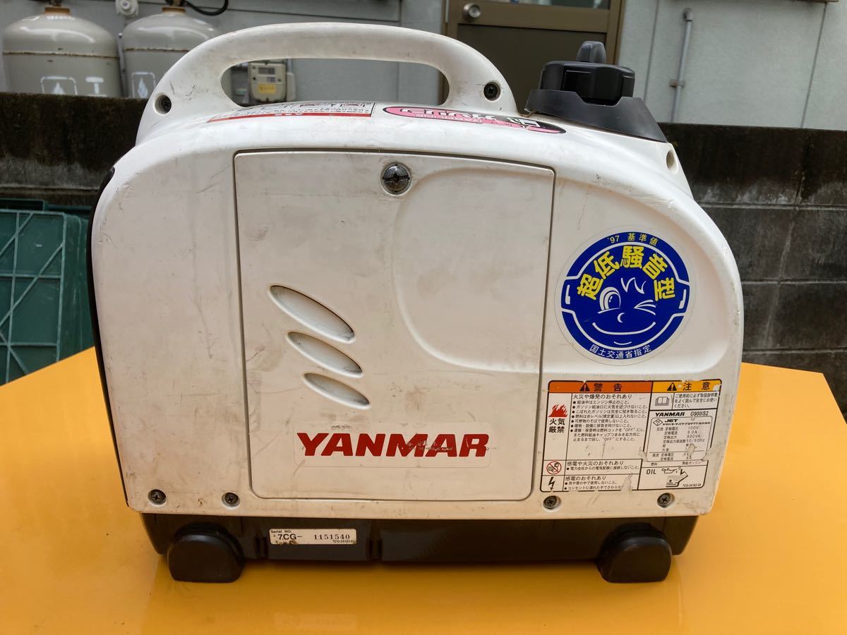 ヤンマー インバーター発電機 G900iS ヤマハインバーター発電機