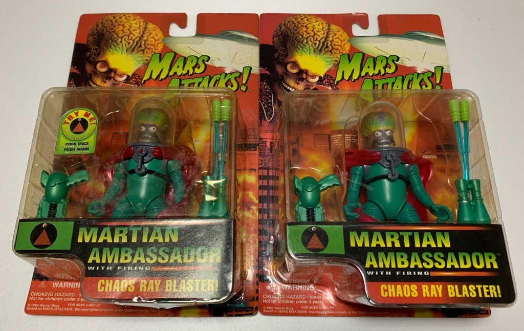 マーズ・アタック! マーシャン フィギュア 8種セット MARS ATTACKS! MARTIAN AMBASSADOR LEADER! TROOPER 1996年_画像2