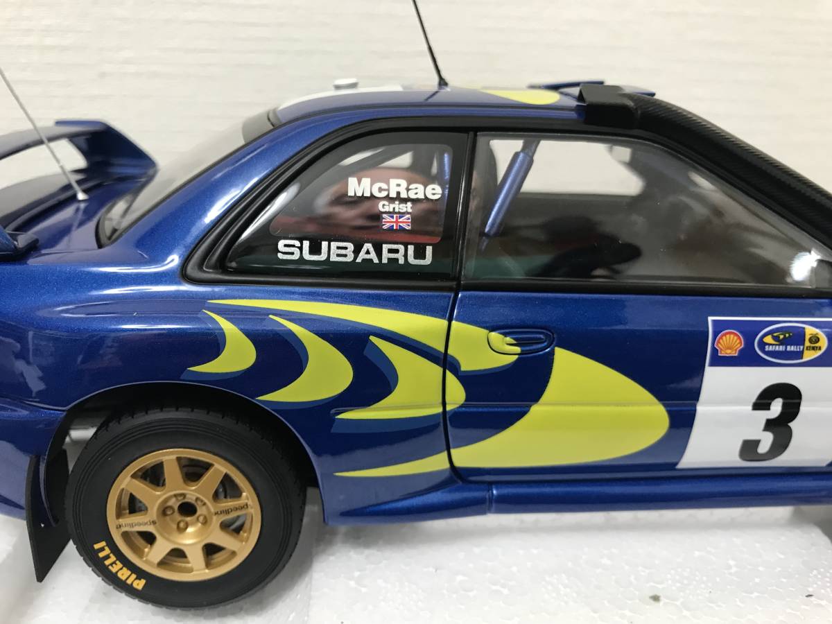 1/18 Auto Art Subaru Impreza WRC 1997 Safari Colin makre-AUTO ART