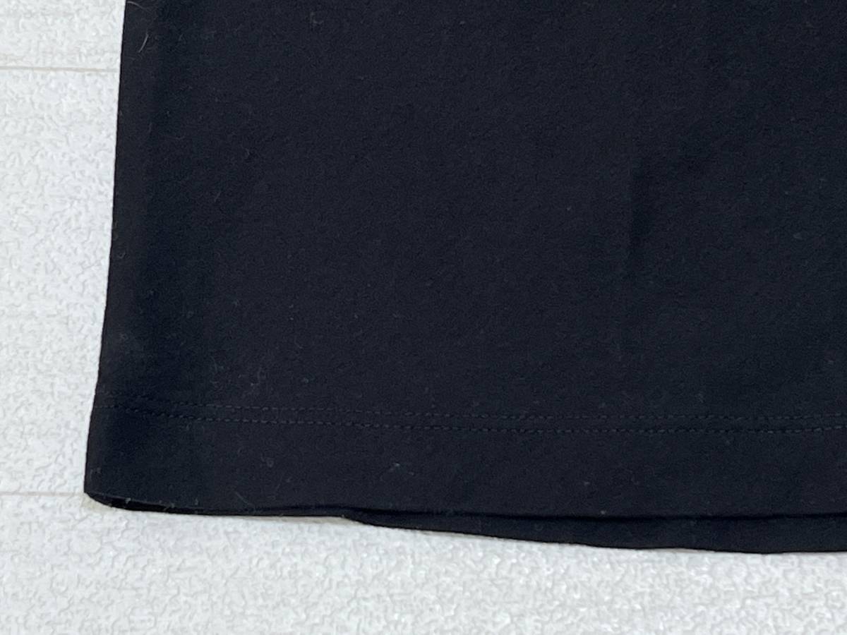 ☆送料無料☆ Calvin Klein カルバンクライン 古着 半袖 無地 Tシャツ メンズ Ｌ ブラック トップス 中古 即決_画像6