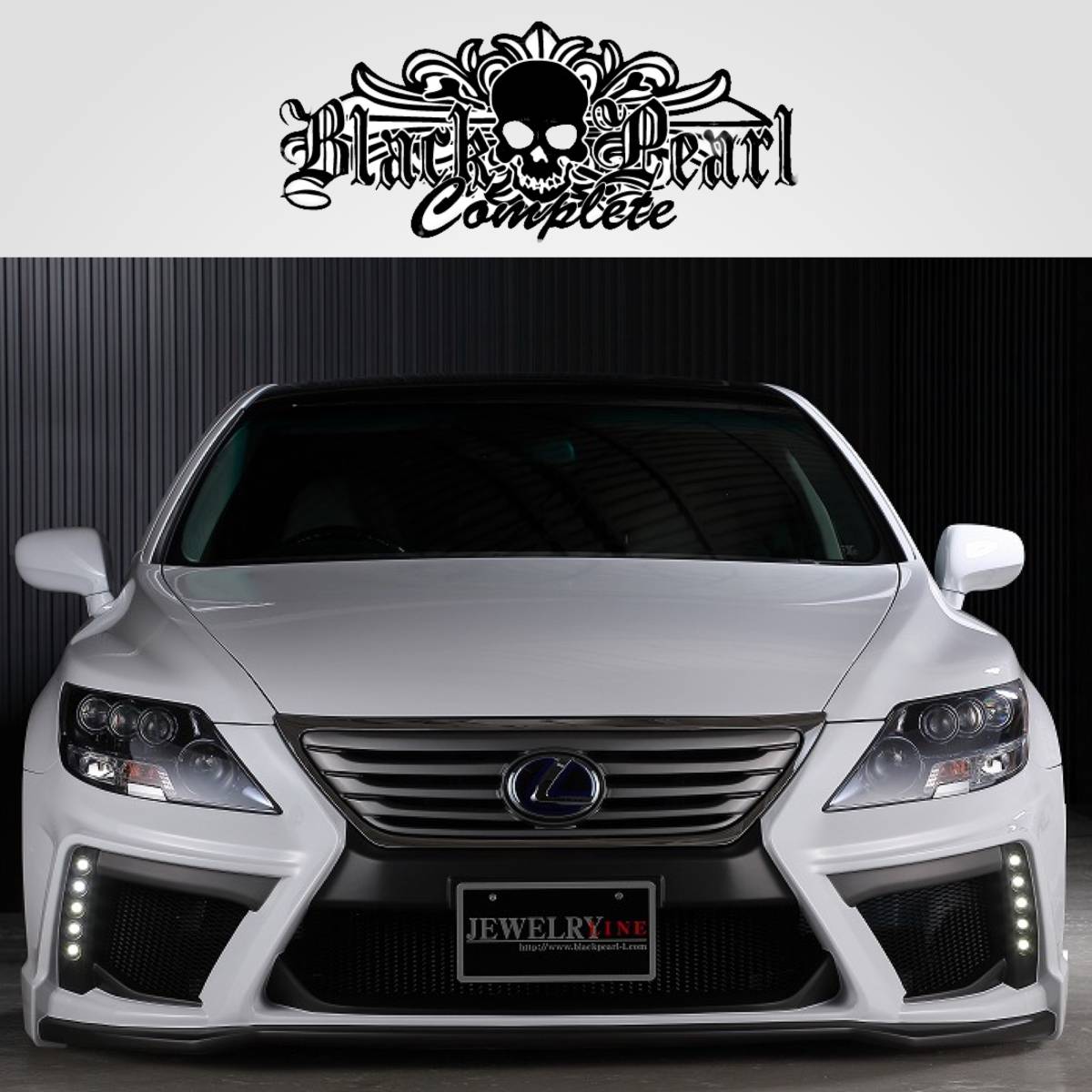 レクサス LS 40系 前期 フロントバンパー LEXUS LS460 LS600h LS600h/L USF/UVF4# エアロ★ブラックパール★新品 未塗装品_画像1