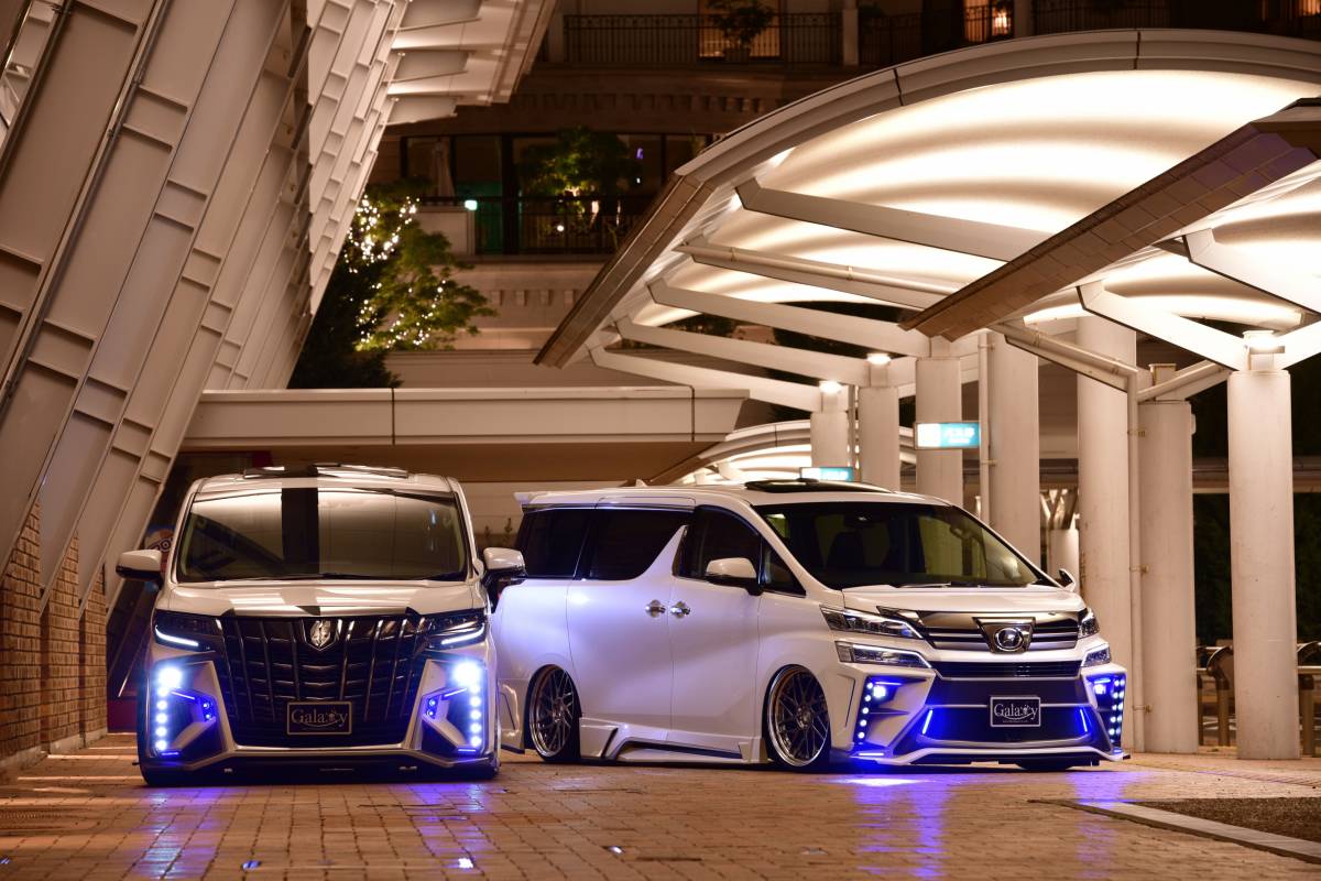 30系 後期 アルファード FSR エアロ ３点セット AYH/GGH/AGH3#W トヨタ ３０ ALPHARD ★ブラックパールコンプリート★新品 未塗装品_画像10