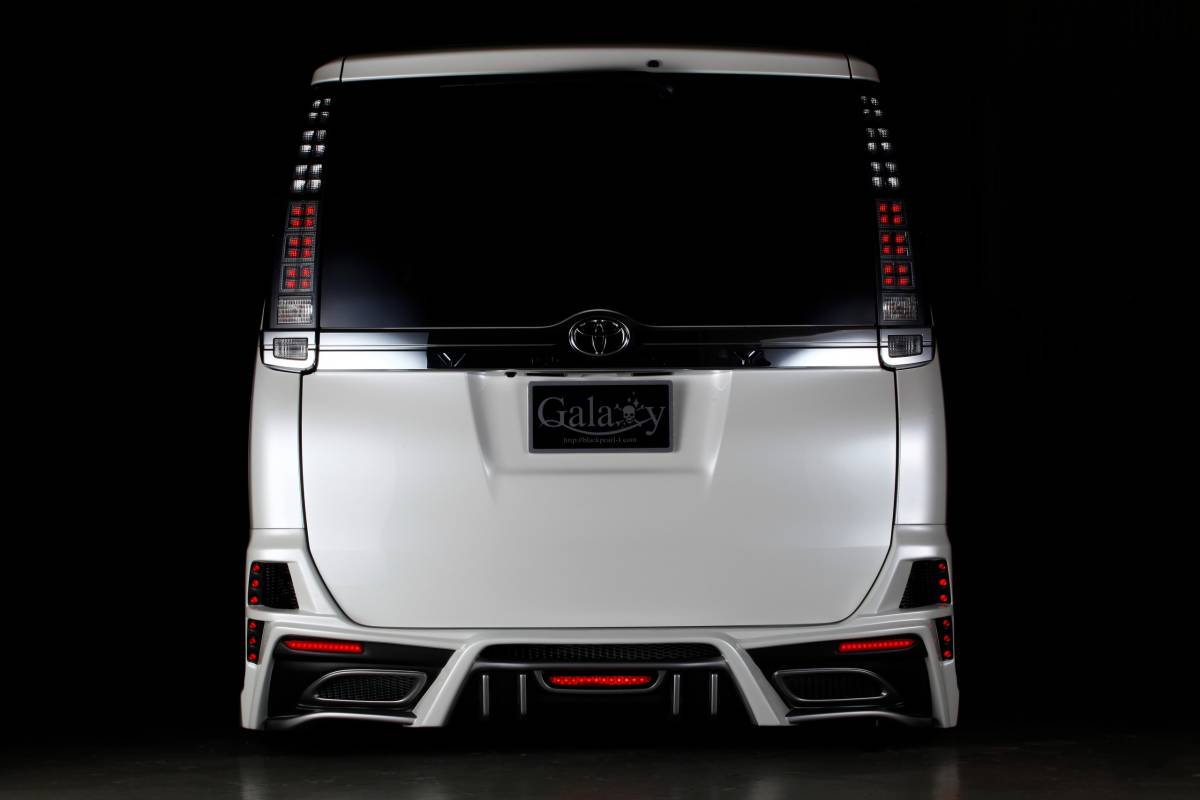 80 Voxy предыдущий период обвес комплектация для задний бампер обвес TOYOTA VOXY ZRR80/85W * черный жемчуг Complete * новый товар не крашеный 