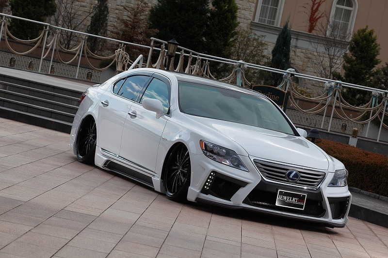 レクサス LS 40系 前期 フロントバンパー LEXUS LS460 LS600h LS600h/L USF/UVF4# エアロ★ブラックパール★新品 未塗装品_画像10