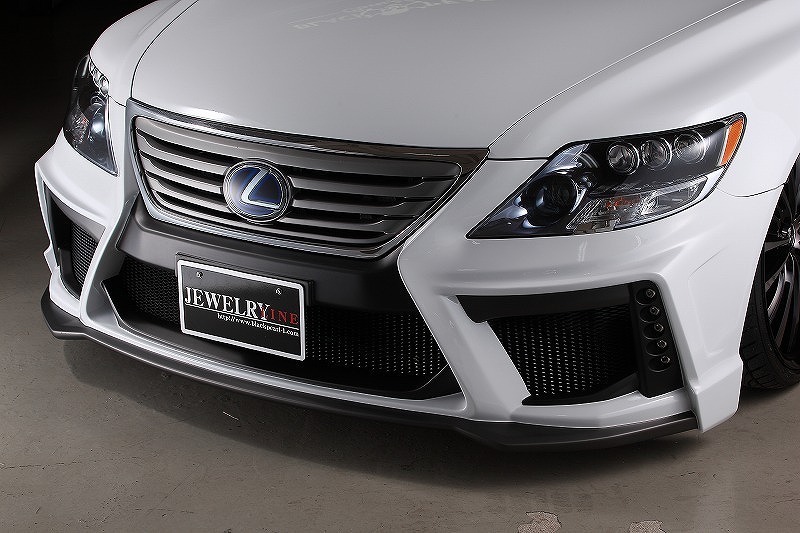 レクサス LS 40系 前期 フロントバンパー LEXUS LS460 LS600h LS600h/L USF/UVF4# ★ブラックパール★新品 未塗装品_画像3