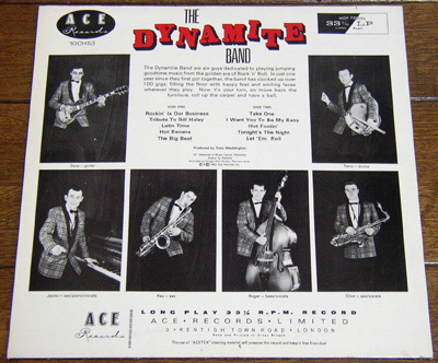 The Dynamite Band - Rockin' Is Our Business - 10インチ レコード/The Big Beat,Take One,I Want You To Be My Baby,Ray Gelato,Ace,1982_画像3